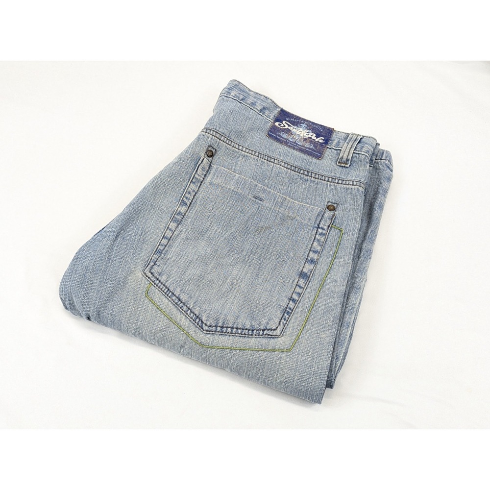 Southpole Jeans Mens 38x32 Baggy Relaxed Y2K Distressed Hip Hop Street Wear Wide